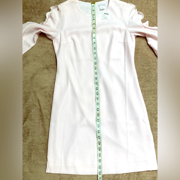 NWT - Club Monaco Open Shoulder Dress - blushed pink colour - size US 0 - Picture 5 of 15